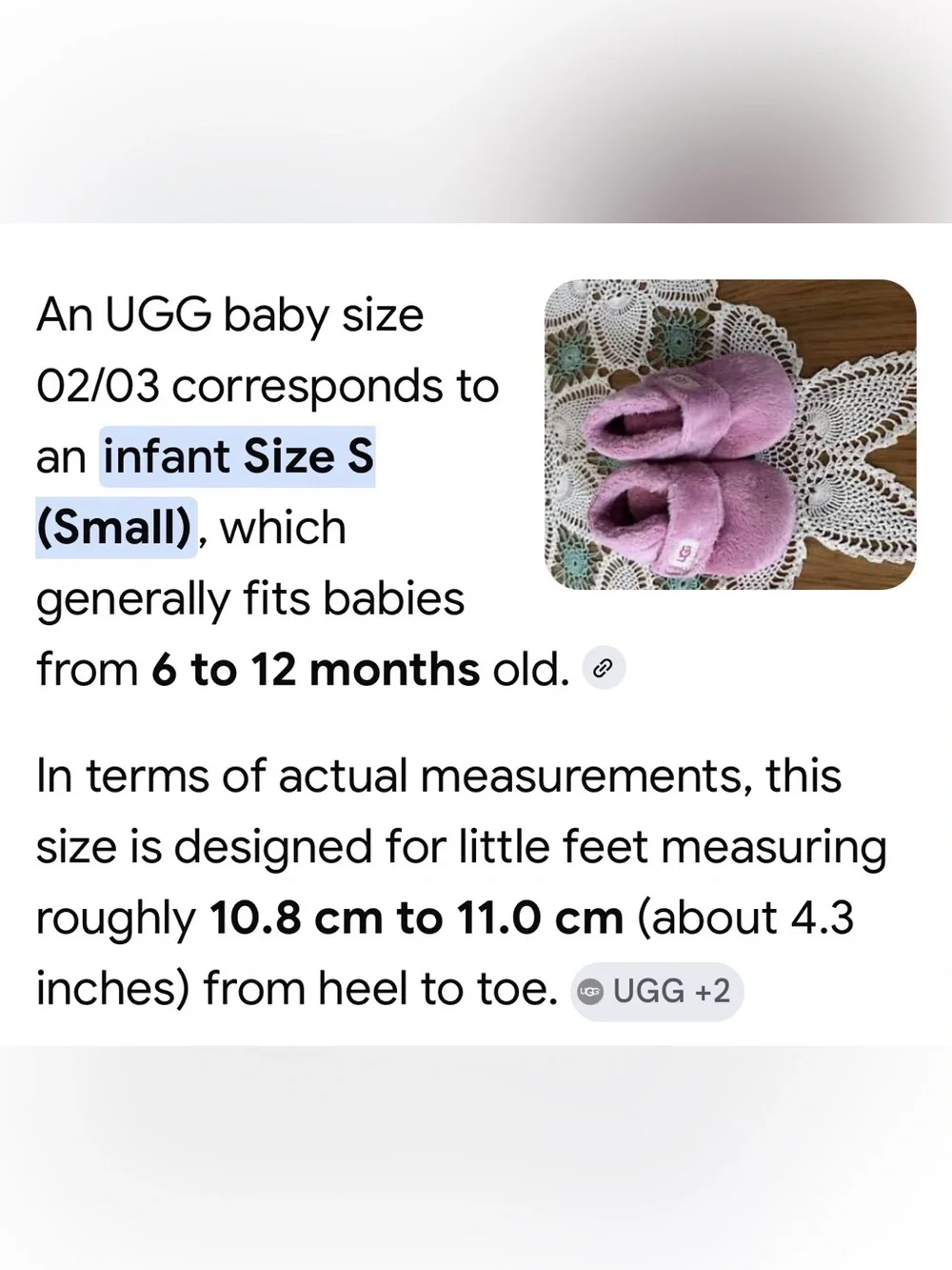 UGG  Cream Sherpa Baby Shoes